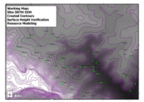 Spatial Modelling of Contours for Surface Height Verification to be Utilsed in Resource Modelling